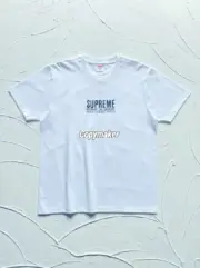 【預售】Sup 24SS week19 Paris Tee 胸前字母logo 短袖T恤 黑/白：圖片 6