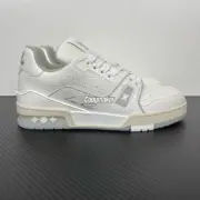 【預售】【2026新年福利】1V 23FW Trainer 白水泥 頭層牛皮板鞋休閒鞋運動鞋 經典款：圖片 3