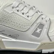 【預售】【2026新年福利】1V 23FW Trainer 白水泥 頭層牛皮板鞋休閒鞋運動鞋 經典款：圖片 6