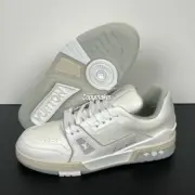 【預售】【2026新年福利】1V 23FW Trainer 白水泥 頭層牛皮板鞋休閒鞋運動鞋 經典款：圖片 8