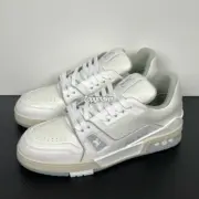 【預售】【2026新年福利】1V 23FW Trainer 白水泥 頭層牛皮板鞋休閒鞋運動鞋 經典款：圖片 9