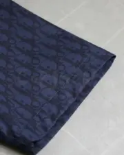 D1OR 22FW Oblique Kasuri 全棉牛仔布 滿版老花 經典短袖襯衫 外套 CD：圖片 8