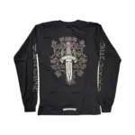 【預售】【福利回饋】Chrome Hearts 25FW 暗紋藤蔓寶劍梵文字母 華夫格長袖T恤 CH 克羅心