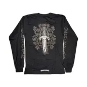 【預售】【福利回饋】Chrome Hearts 25FW 暗紋藤蔓寶劍梵文字母 華夫格長袖T恤 CH 克羅心