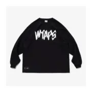 WTAPS 23AW QUAKE WUT PRTC 隱藏款 logo印花 長袖T恤：圖片 5