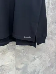 【預售】巴黎 BLC 25SS logo刺繡 拼接格紋素色簡約 Polo衫 長袖T恤：圖片 13