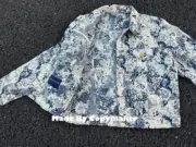 1V 22FW 植物花卉 滿版 牛仔外套 夾克：圖片 13