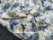 1V 22FW 植物花卉 滿版 牛仔外套 夾克：圖片 26