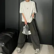 【現貨】巴黎 BLC 25SS 情人節限定 520貼紙便利貼 短袖T恤 黑色/灰白：圖片 5