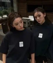 【現貨】巴黎 BLC 25SS 情人節限定 520貼紙便利貼 短袖T恤 黑色/灰白：圖片 8