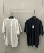 【現貨】巴黎 BLC 25SS 情人節限定 520貼紙便利貼 短袖T恤 黑色/灰白：圖片 9