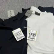 【現貨】巴黎 BLC 25SS 情人節限定 520貼紙便利貼 短袖T恤 黑色/灰白：圖片 13