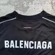 【現貨】巴黎 BLC 25SS x Lamborghini 聯名 車標刺繡logo 短袖T恤足球衣 黑色：圖片 17