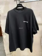 巴黎 BLC 24SS BBCORP 歐洲門店限定 模糊潑墨小字 簡約素色 短袖T恤：圖片 2