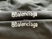 巴黎 BLC 24SS BBCORP 歐洲門店限定 模糊潑墨小字 簡約素色 短袖T恤：圖片 7