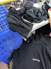 巴黎 BLC 24SS BBCORP 歐洲門店限定 模糊潑墨小字 簡約素色 短袖T恤：圖片 18