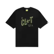 【預售】A bathing ape BAPE x CLOT 25SS 經典聯名 迷彩字母猿人荊棘印花 短袖T恤：圖片 2