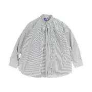 TNF 24SS 原廠Cordura面料 北臉日製紫標 簡約條紋 長袖襯衫薄夾克外套