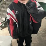 【現貨】巴黎 BLC 22FW 水洗重磅 拼色拼接 牛仔外套夾克 Baggy版型：圖片 5