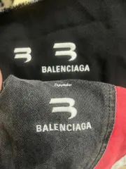 【現貨】巴黎 BLC 22FW 水洗重磅 拼色拼接 牛仔外套夾克 Baggy版型：圖片 11