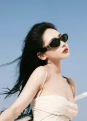 【現貨】【過驗】M1U M1U 24SS 繆繆 橢圓LOGO太陽眼鏡墨鏡鏡框 SMU11W：圖片 8