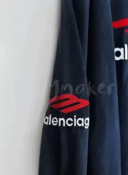 巴黎 BLC 23FW Soprty 3B 刺繡 雙面大LOGO 基本款 長袖T恤：圖片 9