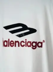 巴黎 BLC 23FW Soprty 3B 刺繡 雙面大LOGO 基本款 長袖T恤：圖片 18