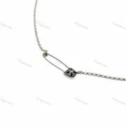 【現貨】Chrome Hearts 藏銀別針 經典款 項鍊 吊墜 CH克羅心 空哈 925純銀：圖片 11
