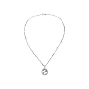 GUC 20SS Textured Interlocking G Pendant Necklace 經典雙G做舊 項鍊 吊墜：圖片 3