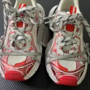 【預售】巴黎 BLC 3XL 時尚復古作舊 增高 老爹鞋 休閒鞋 XXXL 白紅：圖片 13