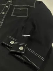 【預售】【過驗】【雙11福利】PRA 24SS 原廠KF三角標 撞色 白線 口袋 襯衫夾克外套：圖片 13