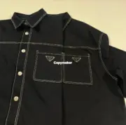 【預售】【過驗】【雙11福利】PRA 24SS 原廠KF三角標 撞色 白線 口袋 襯衫夾克外套：圖片 17