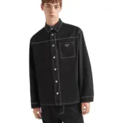 【預售】【過驗】【雙11福利】PRA 24SS 原廠KF三角標 撞色 白線 口袋 襯衫夾克外套：圖片 3