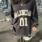 【預售】巴黎 BLC 25FW Basketball Series 籃球系列 單環刺繡 球衣長袖T恤薄長袖：圖片 6