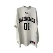 【預售】巴黎 BLC 25FW Basketball Series 籃球系列 單環刺繡 球衣長袖T恤薄長袖：圖片 5