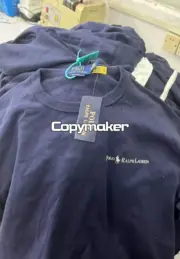 【現貨】【福利回饋免運】Ra1ph Lauren Polo 小馬字母logo 簡約素色 短袖T恤 海軍藍/米白：圖片 7