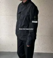 STONE ISLAND 22SS 石頭島 納斯蘭 衝鋒衣 夾克 防水 連帽：圖片 5