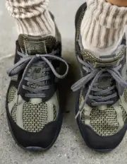 【預售】NB x STONE ISLAND 991 聯名 慢跑鞋休閒鞋運動鞋 黑橄欖綠 U991SD2：圖片 6