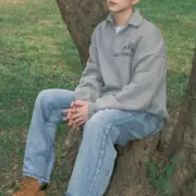 Fear of God Essentials Fall24 BACK TO SCHOOL系列 Polo衫長袖T恤衛衣 fog：圖片 12