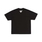 【預售】Human Made x KAWS 25ss 胸前猿人迷彩印花 竹節棉 圓筒短袖T恤 黑/白：圖片 3