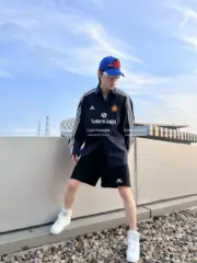 巴黎 BLC 23SS Sporty 3B拼色刺繡 重磅 拼接 運動短褲 休閒褲：圖片 8