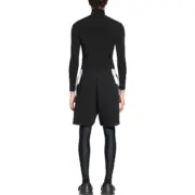 巴黎 BLC 23SS Sporty 3B拼色刺繡 重磅 拼接 運動短褲 休閒褲：圖片 3