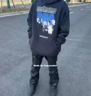 巴黎 BLC 18FW SpeedHunters 樂隊 開裂印花 帽T 連帽衛衣：圖片 5