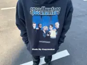 巴黎 BLC 18FW SpeedHunters 樂隊 開裂印花 帽T 連帽衛衣：圖片 7