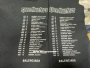 巴黎 BLC 18FW SpeedHunters 樂隊 開裂印花 帽T 連帽衛衣：圖片 15