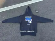 巴黎 BLC 18FW SpeedHunters 樂隊 開裂印花 帽T 連帽衛衣：圖片 16