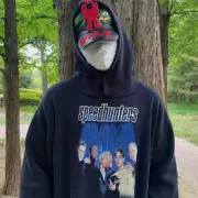 巴黎 BLC 18FW SpeedHunters 樂隊 開裂印花 帽T 連帽衛衣：圖片 4