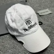 【福利回饋】巴黎 BLC 蘋果刺繡 be different 老帽 鴨舌帽 棒球帽 帽子 水洗白：圖片 5