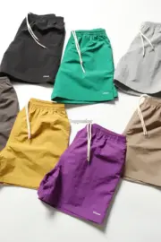 【現貨】JJJJound 24SS Camper Short 素色簡約字母logo 尼龍透氣短褲五分褲休閒短褲：圖片 14