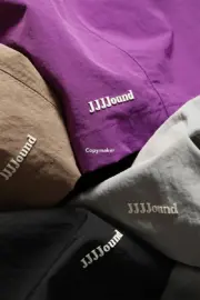 【現貨】JJJJound 24SS Camper Short 素色簡約字母logo 尼龍透氣短褲五分褲休閒短褲：圖片 16